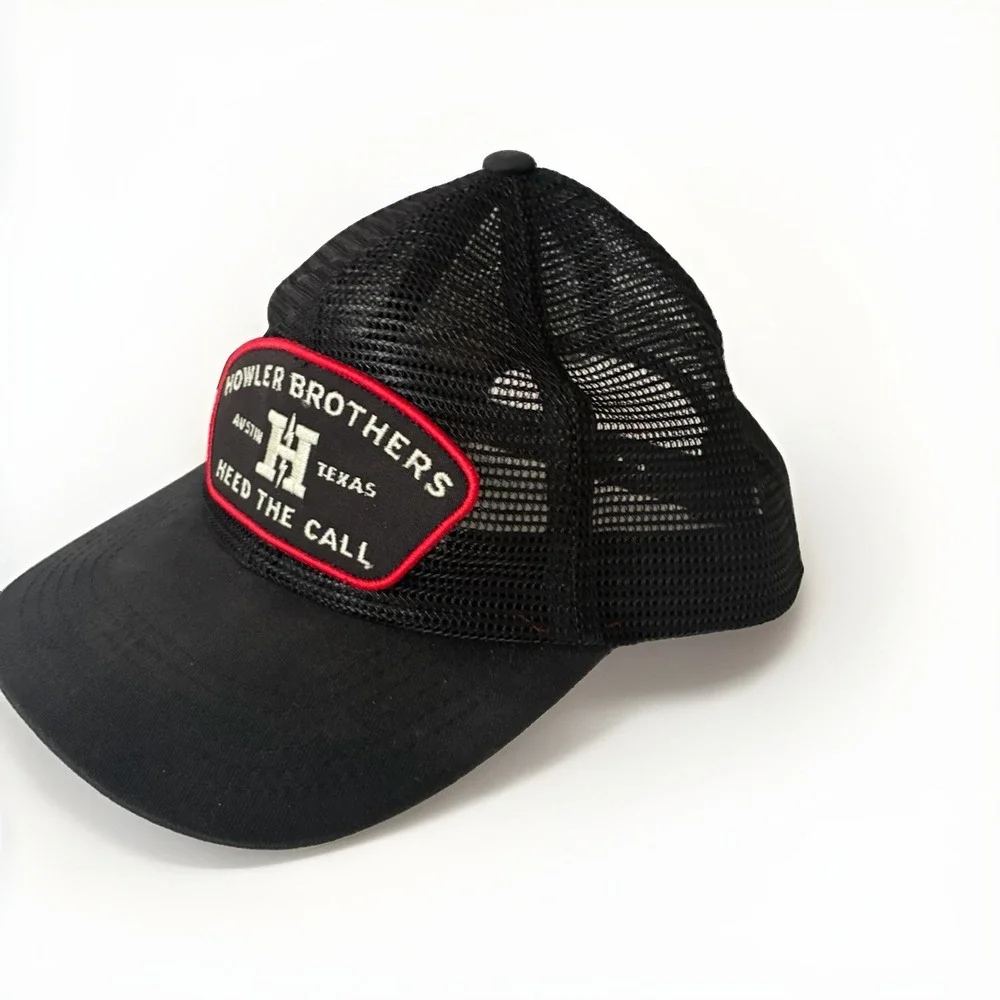 Howler Brothers Men's Adjustable SnapBack Black Feedstore Trucker Hat